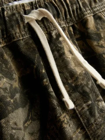 7-15yrs | Pure Cotton Printed Cuffed Cargo Trousers