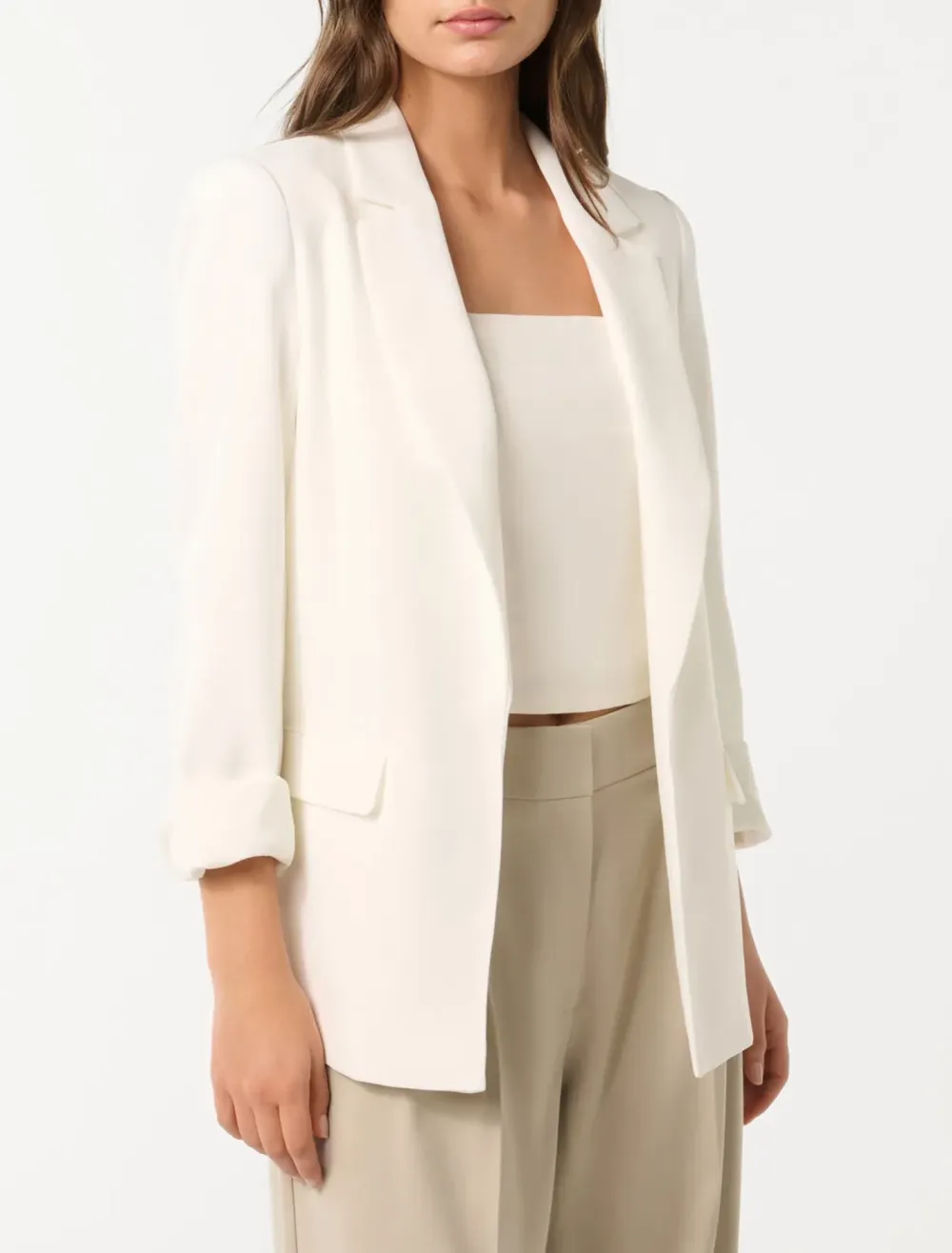 Solid Color Blazer