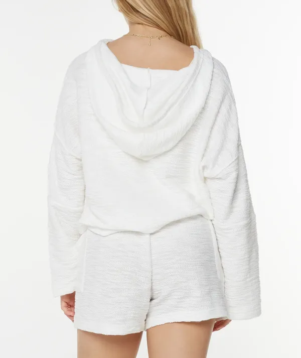 Solid Color Simple Hooded Sweatshirt