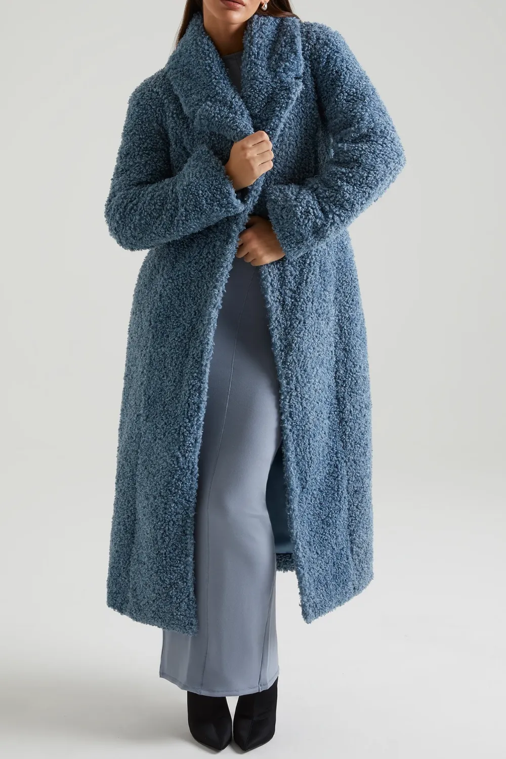 Soft And Wide Casual Long Warm Coat