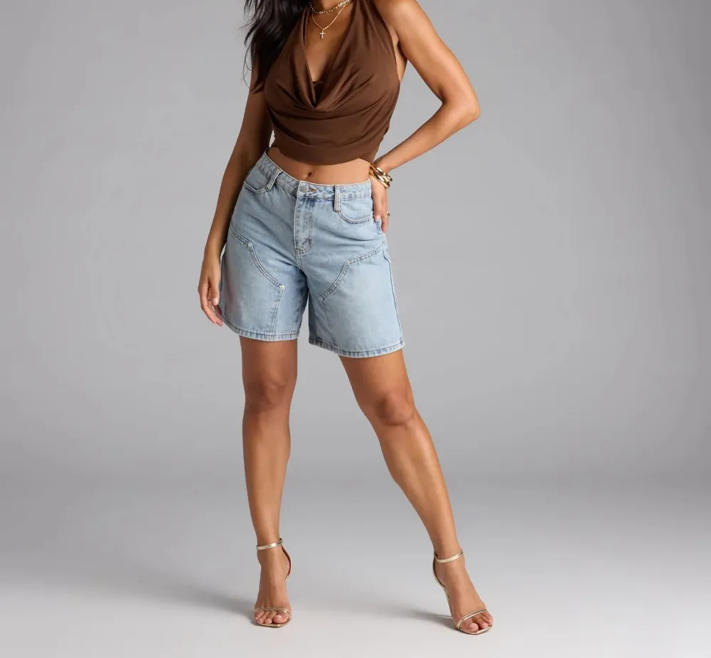 Halter Sleeveless Cropped Top