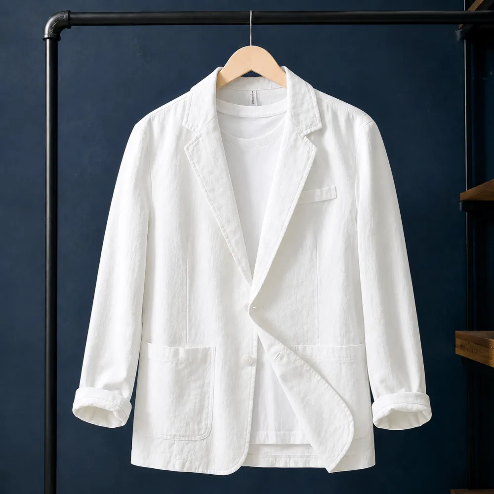 Notched-Lapel Relaxed Jacket
