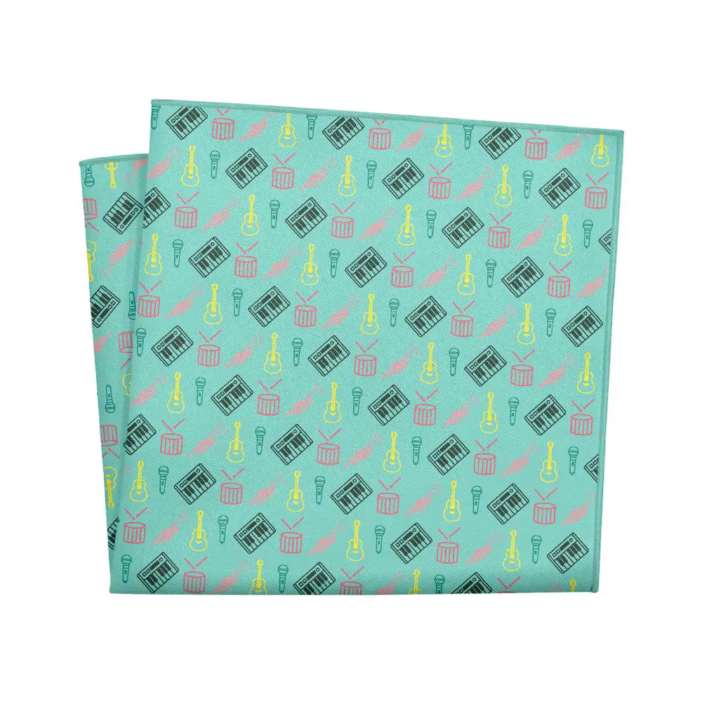 Elegant Distinctive Novelty Hobby Motif Pocket Square
