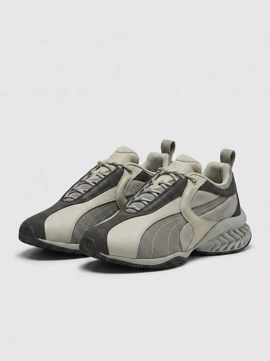 Unisex Sneaker Enthusiast Beige Grey Sporty