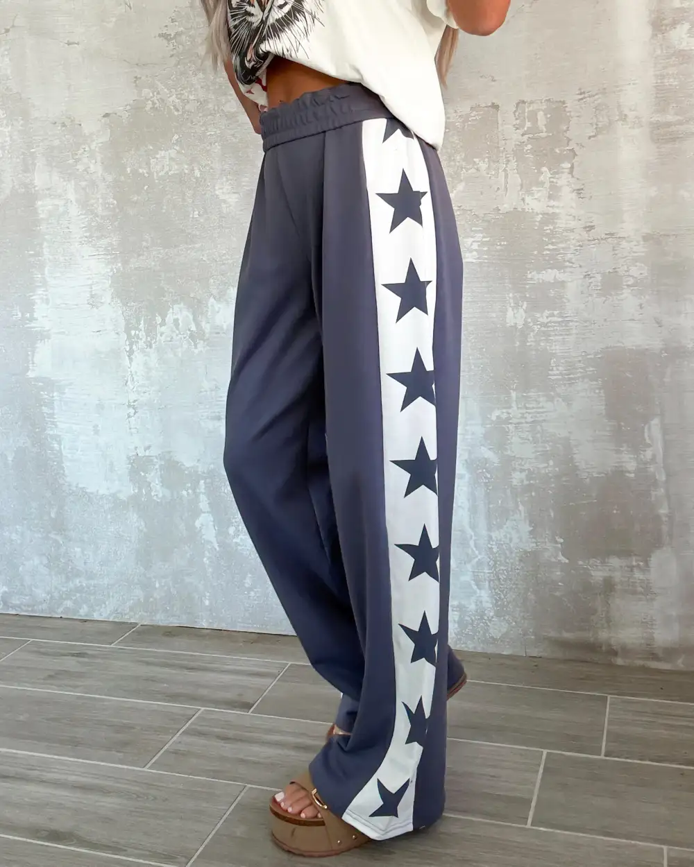 Modern Classic Striped Sweatpants