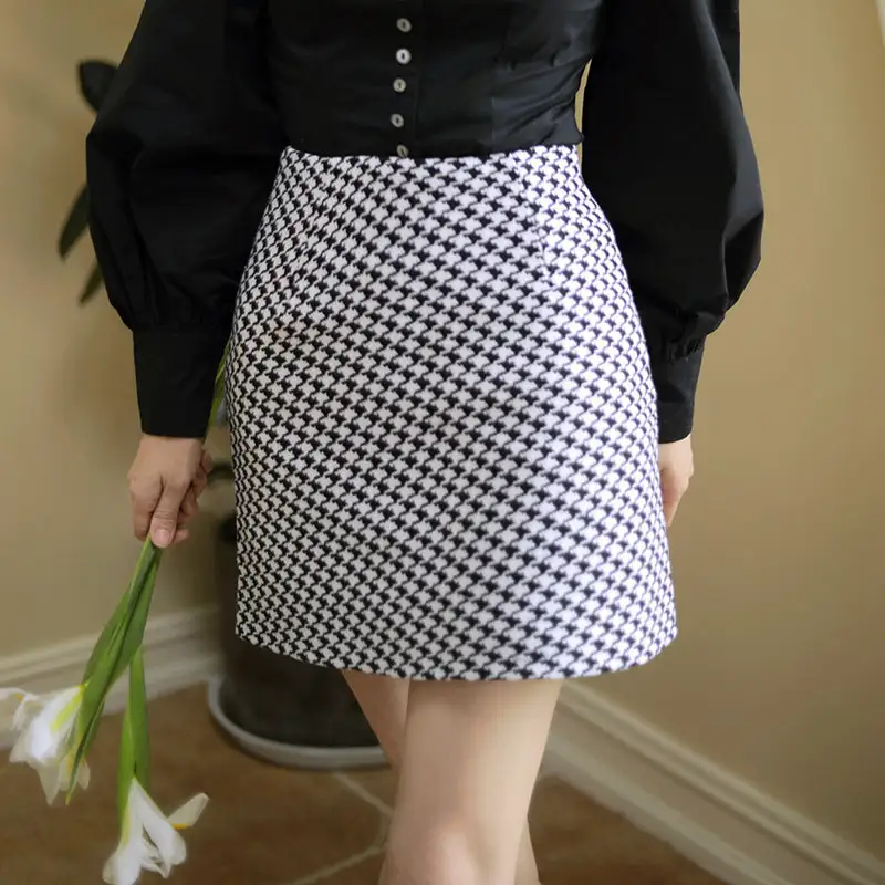 Effortless Outing Everyday Casual Polyester Skirt