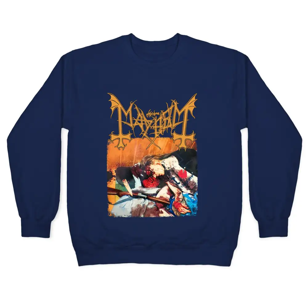 Doodle Figure Crewneck Sweatshirt