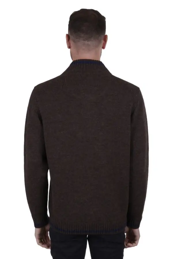 Men's Contemporary Quarter Zip Sweater