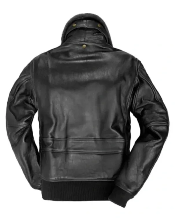 Bomber Flight Shearling Fur Collar Jacket
