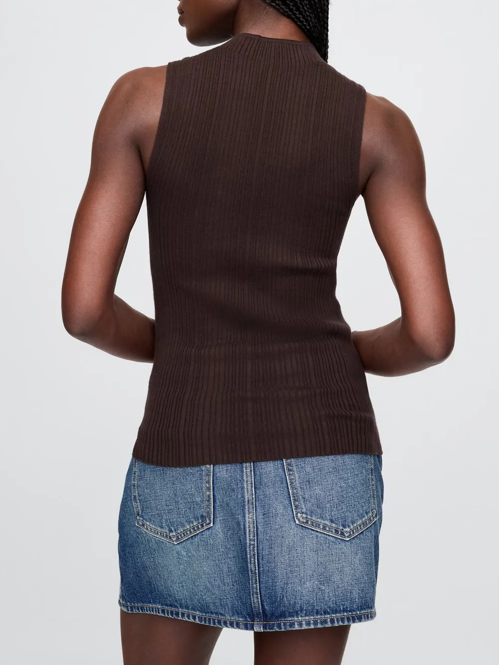 Long Ribbed Vest