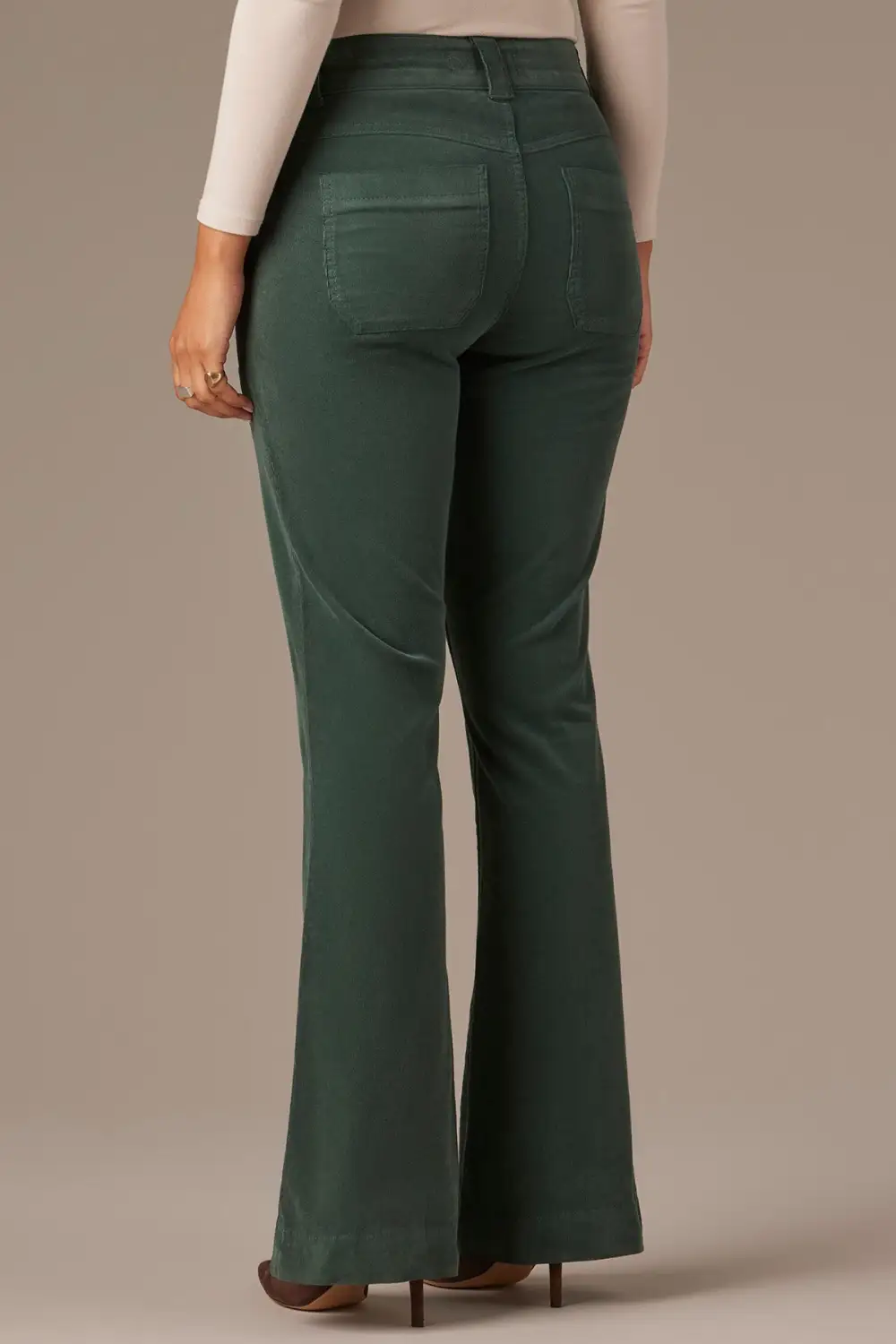 High Rise Utility Bootcut Pants