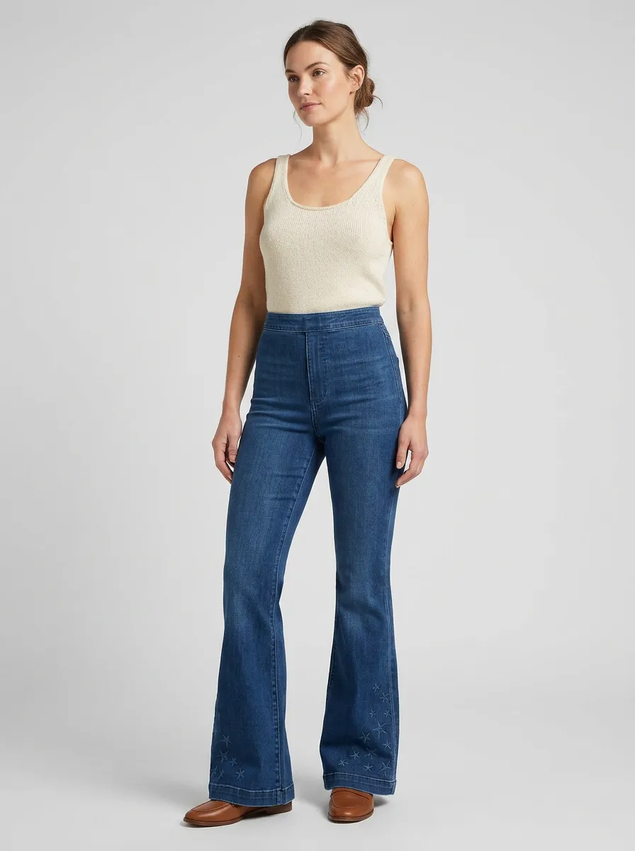 Women's High Waist Casual Denim Jeans