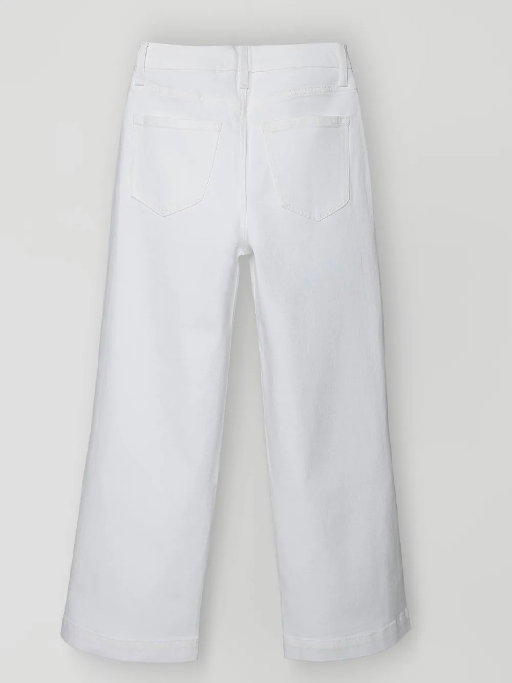 Women's Patch-Pocket High-Rise Wide-Leg Jeans