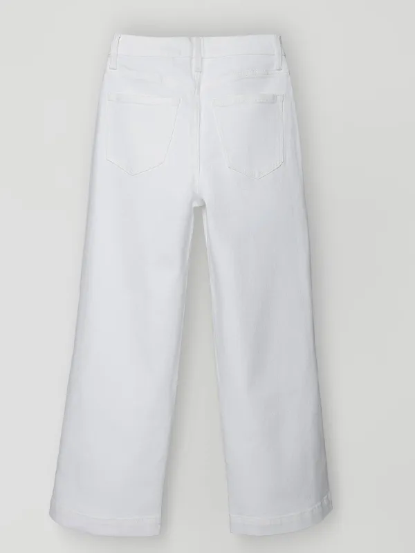 Women's Patch-Pocket High-Rise Wide-Leg Jeans