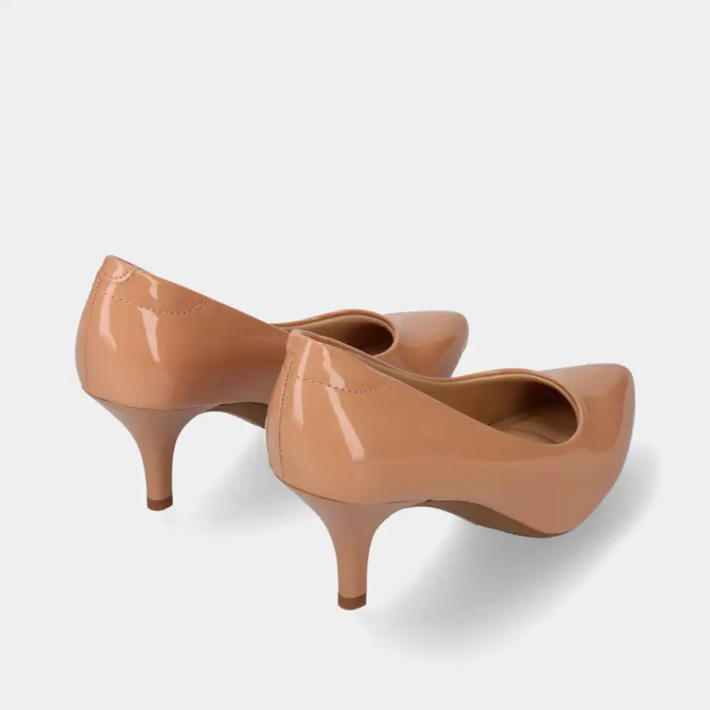 Patent Effect Stiletto Comfort Pumps