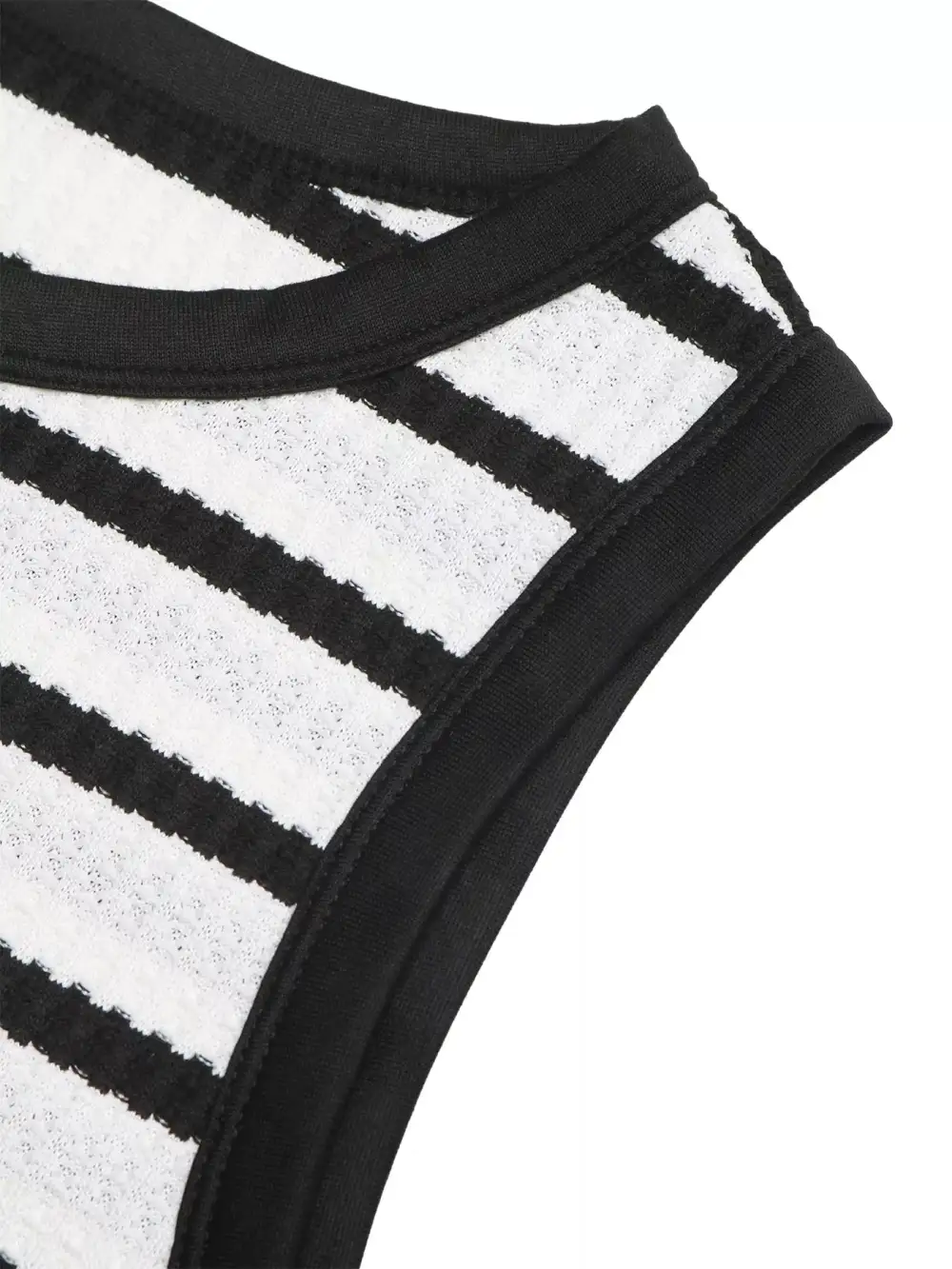 Striped Sleeveless Midi Dress