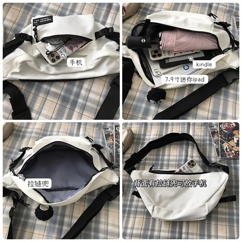 Foldover Utility Crossbody Chest Bag