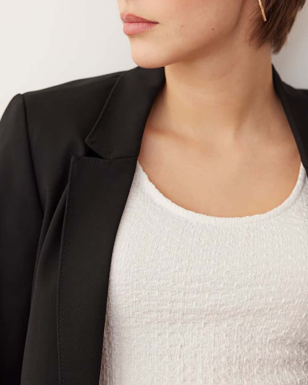 Structured Blazer - The Classic Stretch