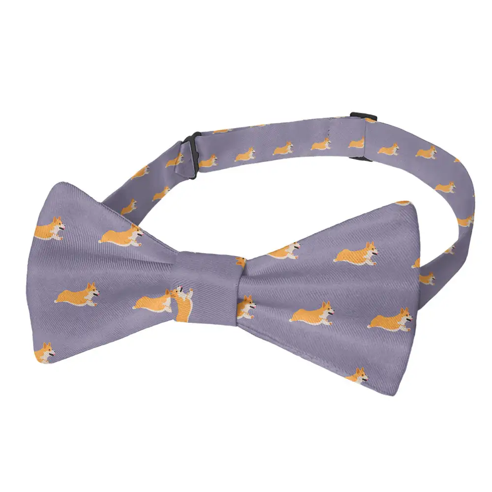 Corgi Pattern Bow Tie