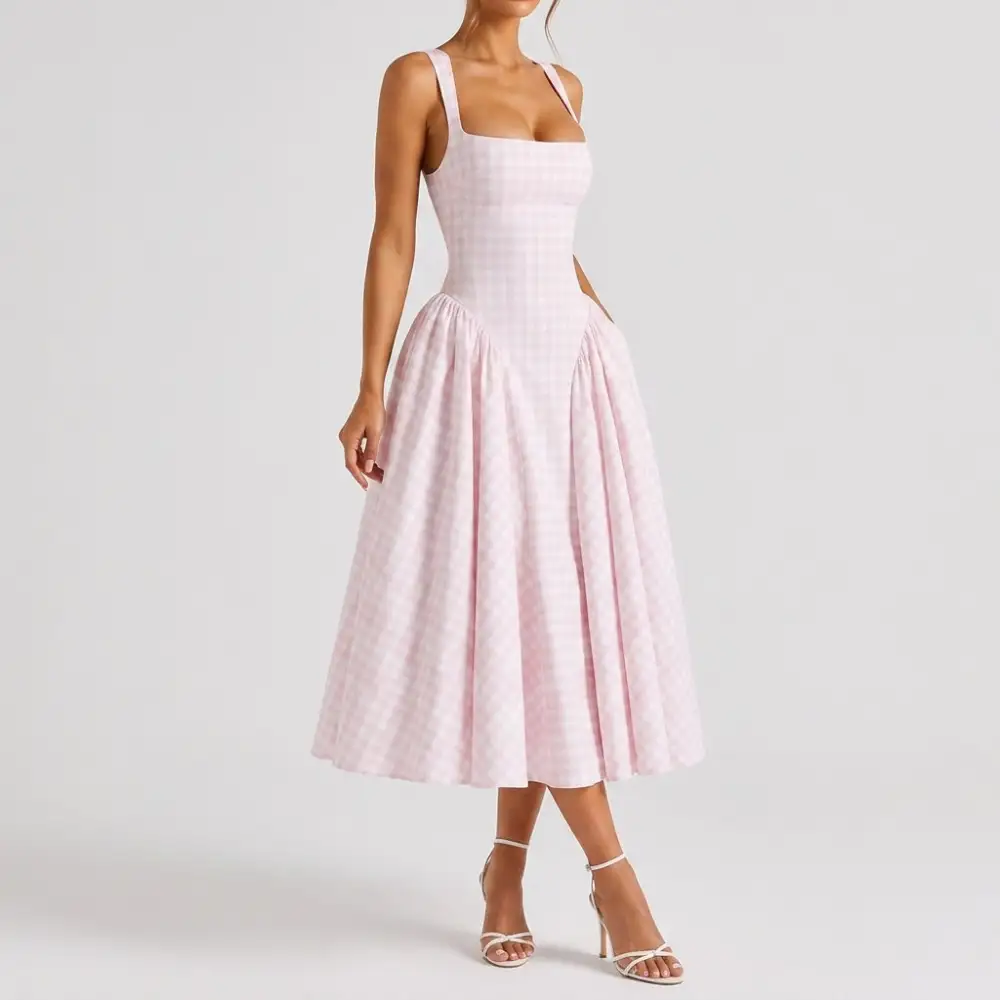 Soft Detail Refined Women's Midi Dress