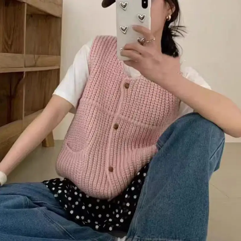 Chic Knitted Vest For
