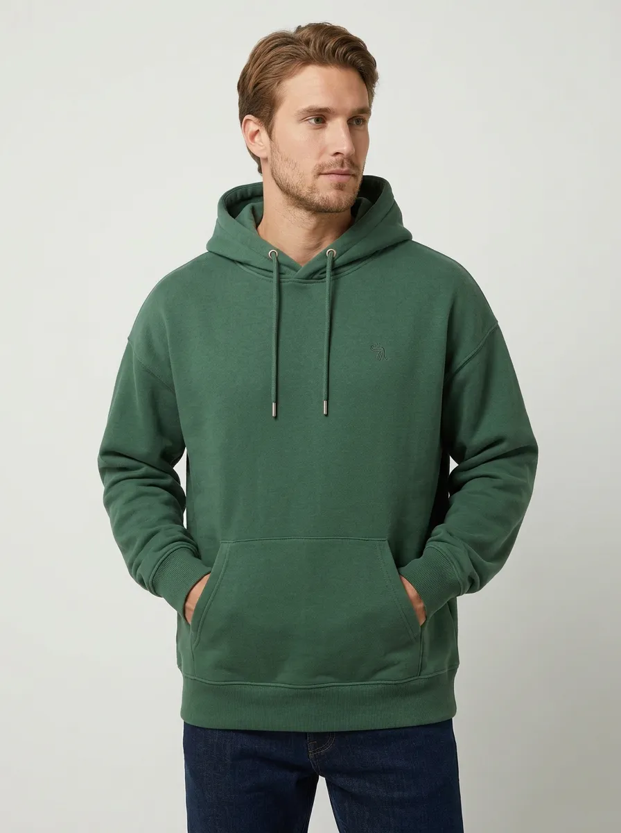 Men's Rugged Embroidered Hoodie