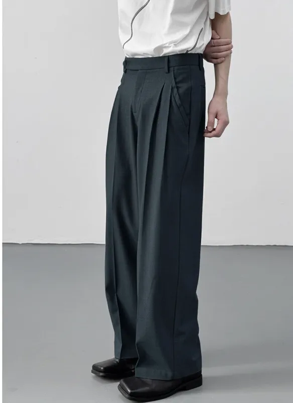 Tailored Pleated Pants