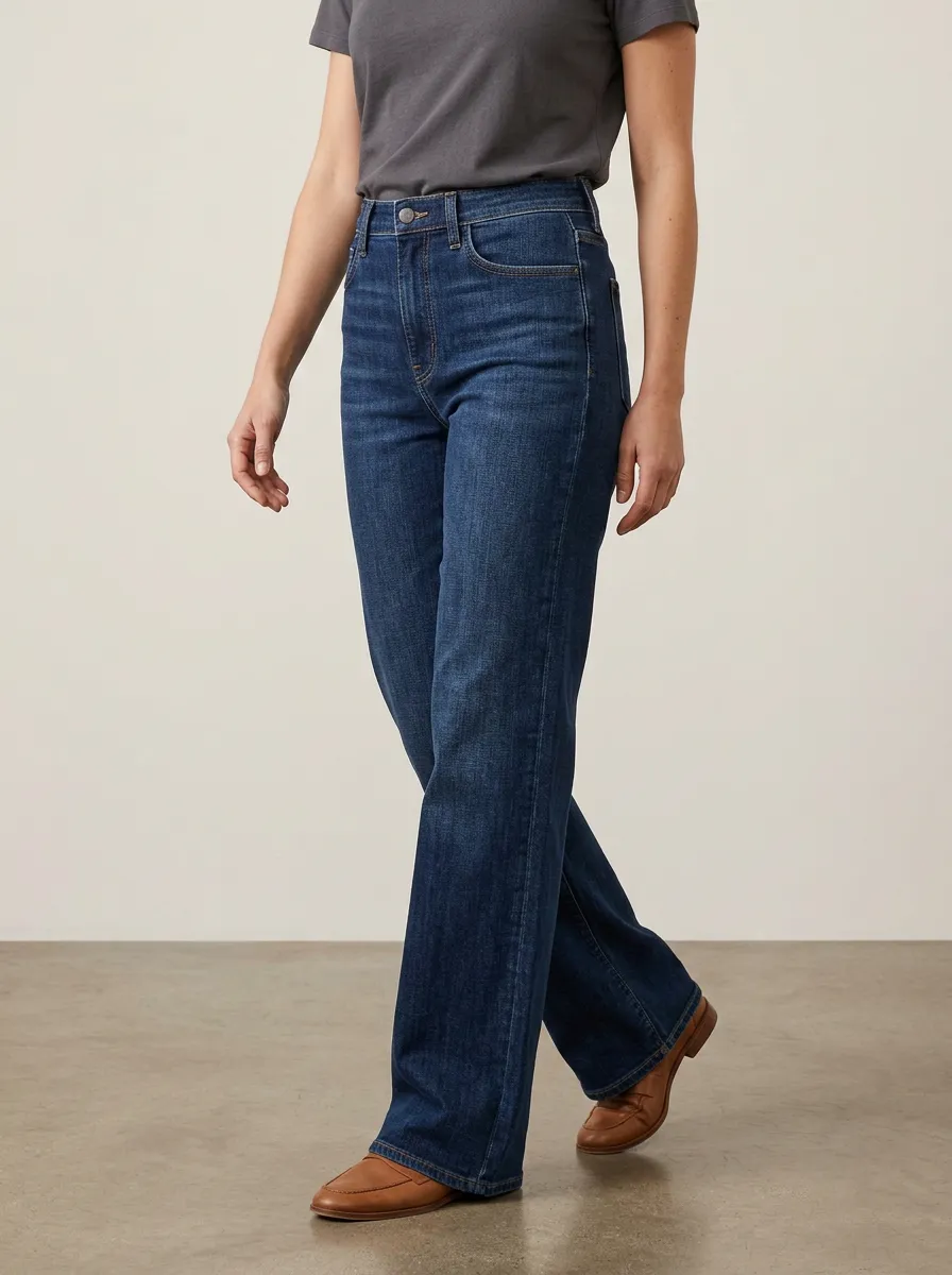 Everyday Straight-Leg High-Rise Denim Jeans