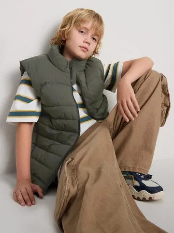 7-15yrs | Funnel Neck Gilet