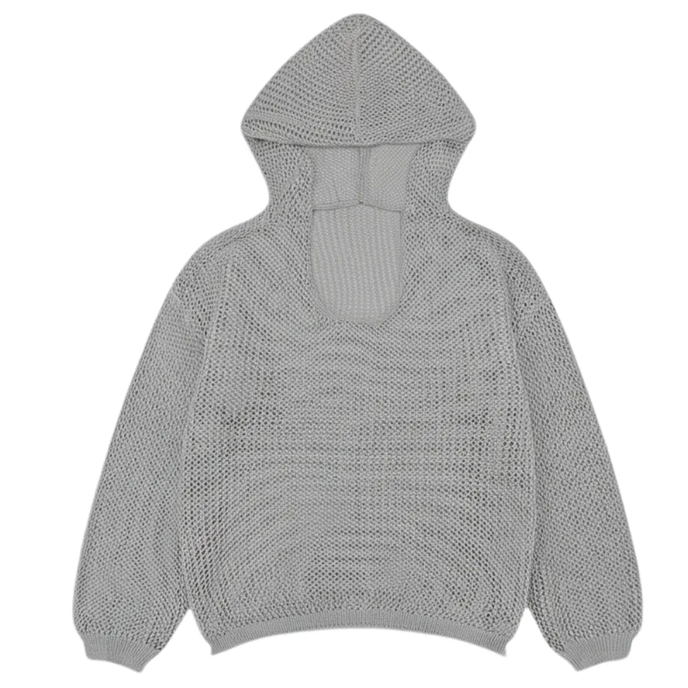 Knit Hooded Layering Pullover