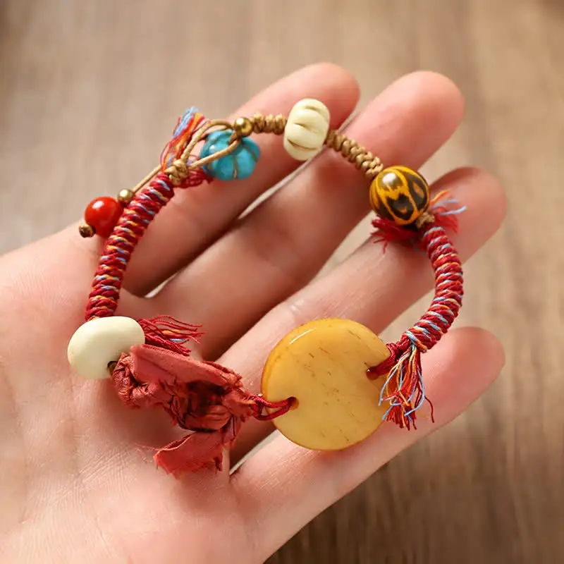 Character Braided Rope Bracelet