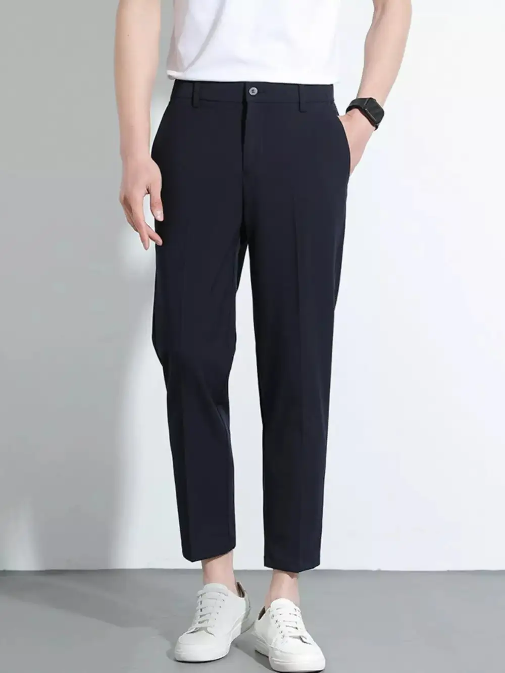 Slim Fit Cropped Pants