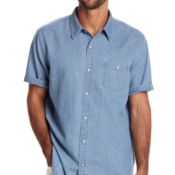 Men's Relaxed Striped Shirt