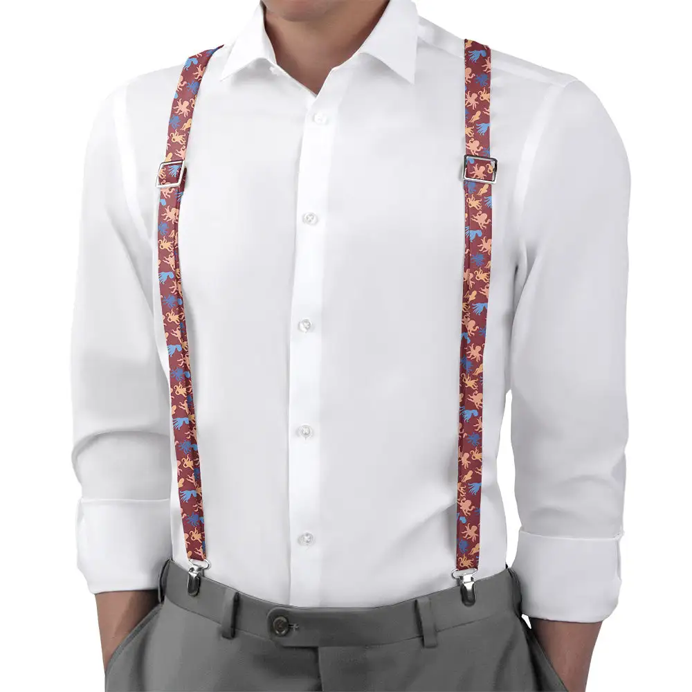 Octopus Theme Suspenders