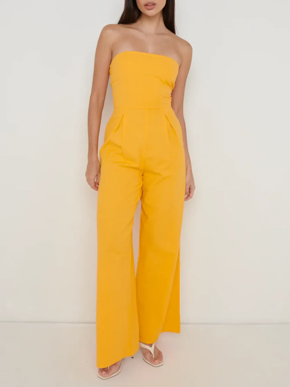 Sleeveless Bandeau Jumpsuit