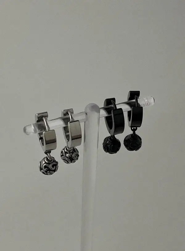 Ball One Touch Piercings Earrings