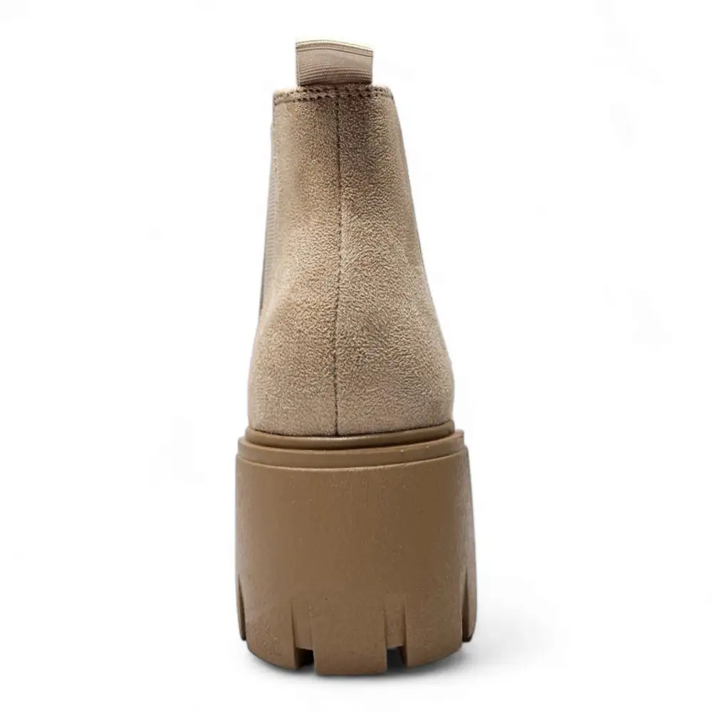 Poppy Lug Sole Slip-On Chelsea Bootie