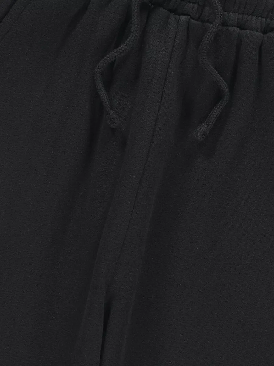 Black Wide Leg Joggers