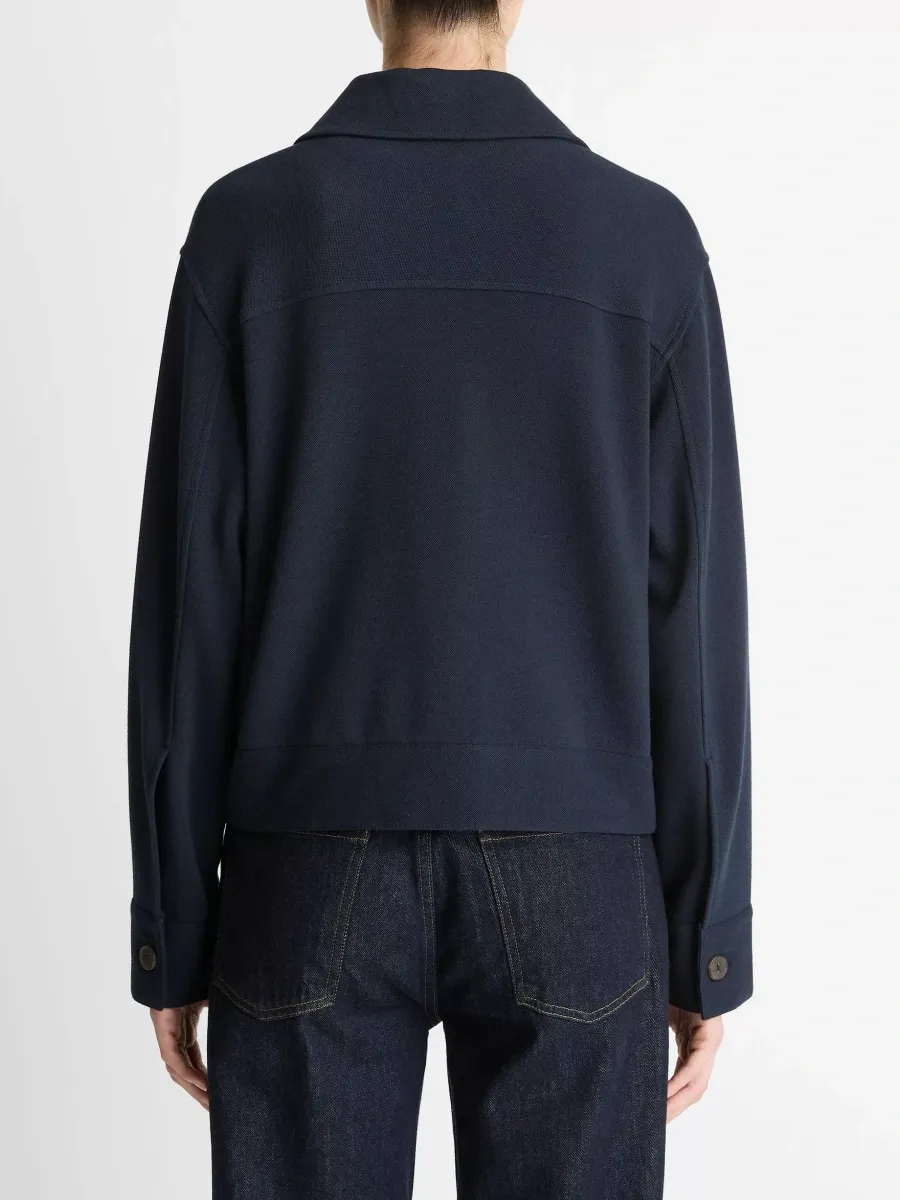 Button-Front Utility Jacket