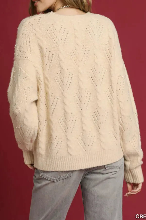 Versatile Long Sleeve Everyday Sweater