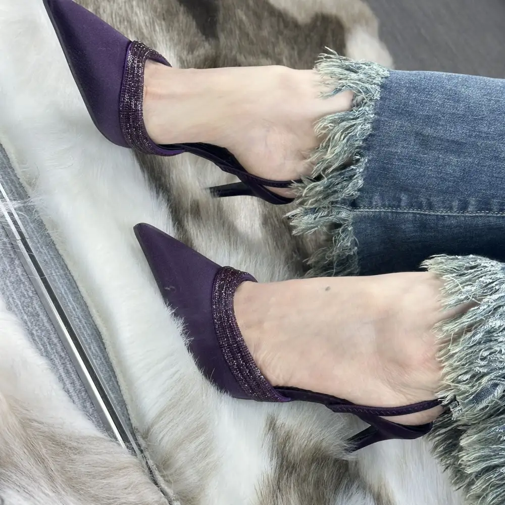 Textured Stiletto Sandals