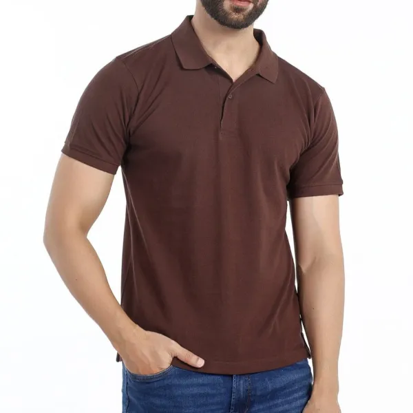Men's Easy Wear Collared Polo T-Shirt