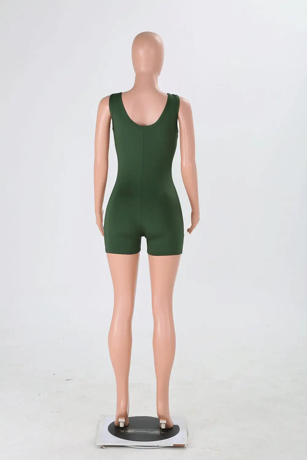 Scoop Neck Bodycon Romper
