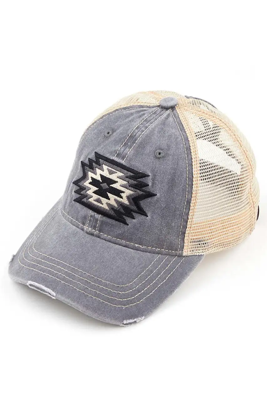 Mesh Aztec Cap