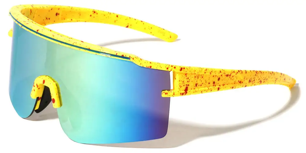 Men's Mirrored Shield Sunglasses
