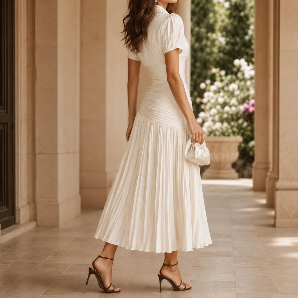 Refined Refined Women's Ruched Midi Dress