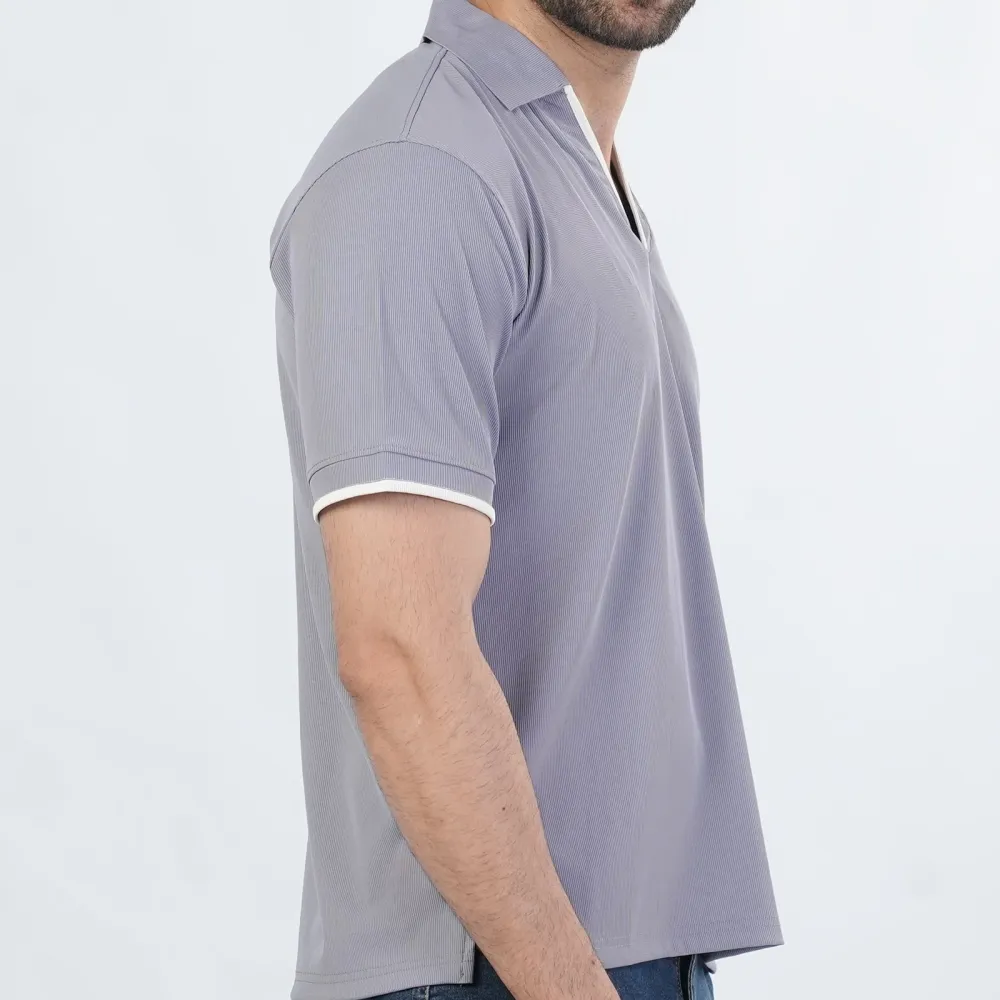 Men's Comfortable Neat Collared Polo T-Shirt