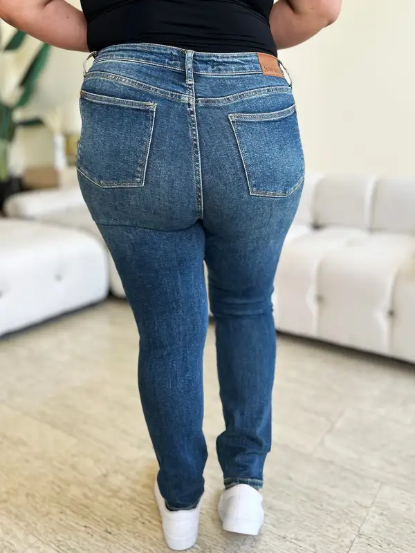 Easy High Waist Skinny Denim Jeans