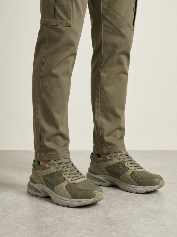 Men's Tactical Mesh Printed Sneakers