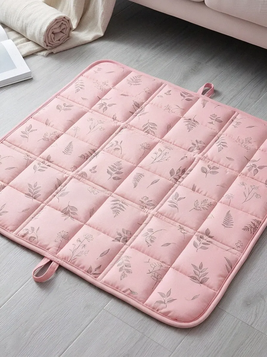 Botanical Fern Leaf Pattern Pattern Cooling Mat